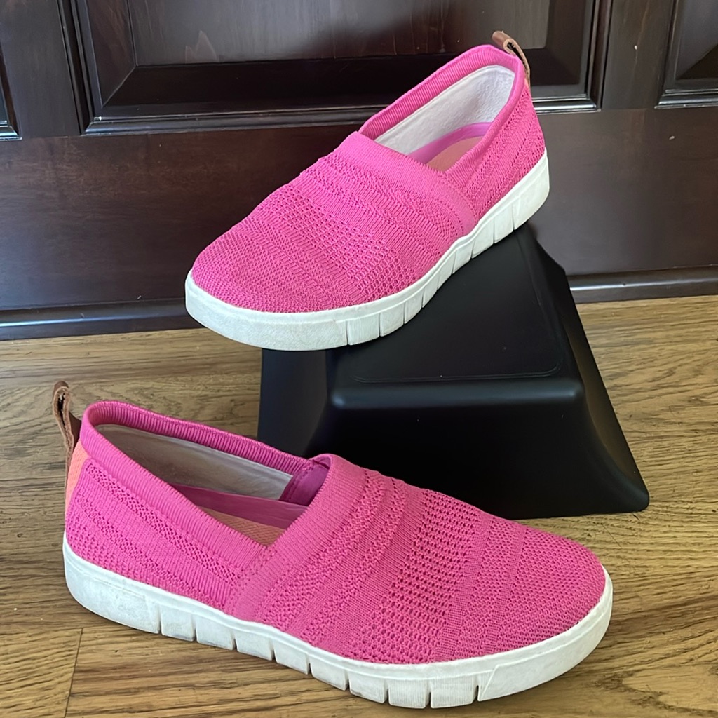 Ryka Hera Slip-On Sneaker Loafer Pink Begonia Sz 8